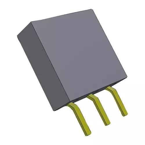 SAMTEC CONNECTOR, RCPT, 3POS, 1ROW, 2.54MM, BCS-103-L-S-TE