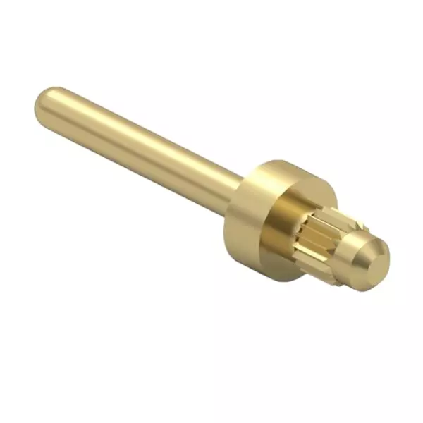 MILL-MAX Pins Brass Alloy 4.83 mm Length 0.46 mm Outside Diameter, 3157-0-00-34-00-00-03-0