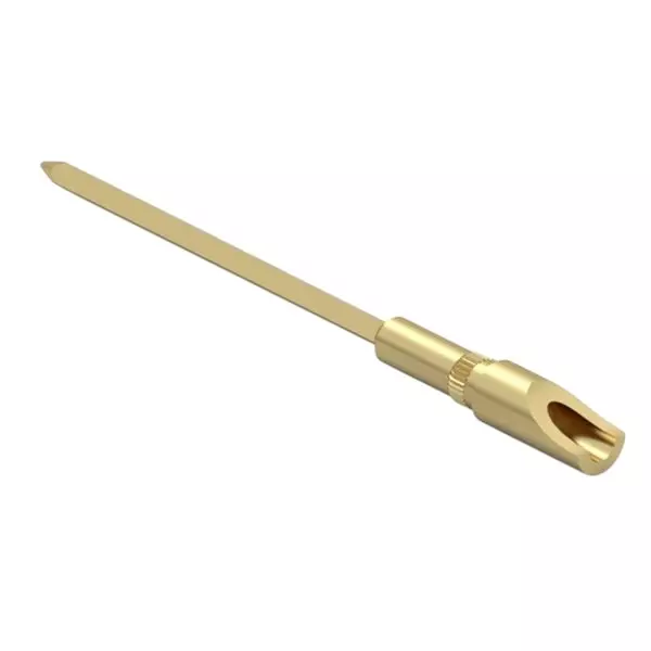 MILL-MAX Pins Brass Alloy 21.08 mm Length 1.83 mm Outside Diameter, 8301-3-24-15-00-00-01-0