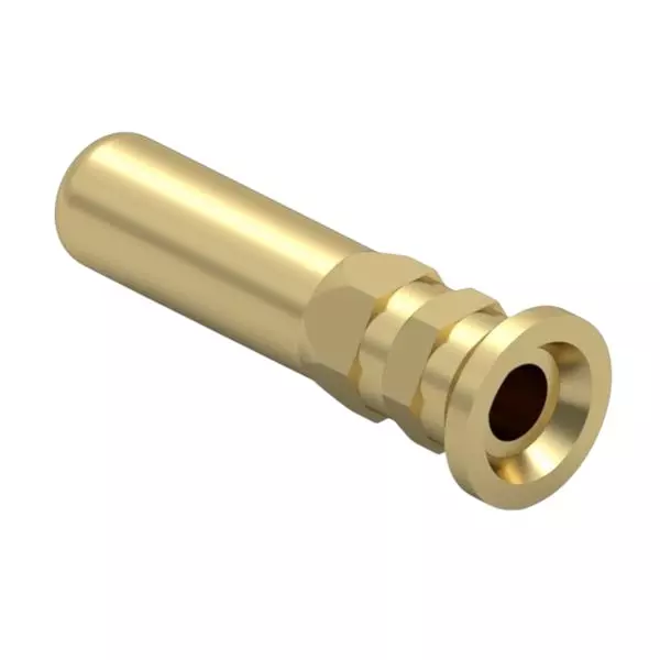 MILL-MAX Pin Receptacles Beryllium Copper Alloy 4.32 mm Length 1.4 mm Outside Diameter, 0553-2-15-15-21-27-10-0