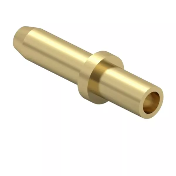 MILL-MAX Pins Brass Alloy 7.7 mm Length 1.6 mm Outside Diameter, 3144-3-00-15-00-00-08-0