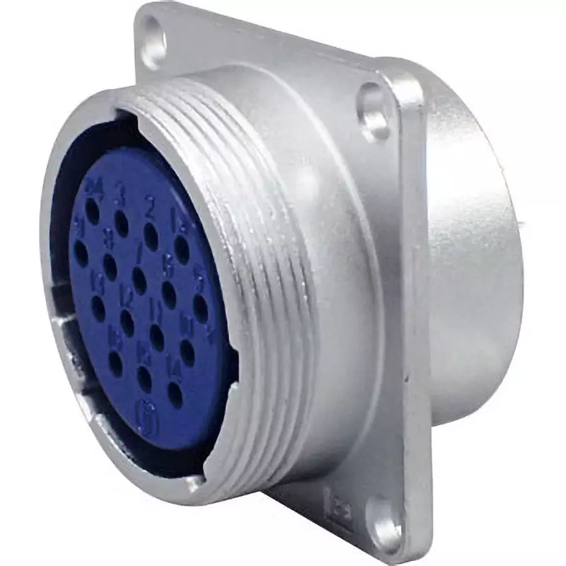 Nanaboshi Metal Connector Panel Mounting Receptacle 28 Female Contact, NJC-2816-RF