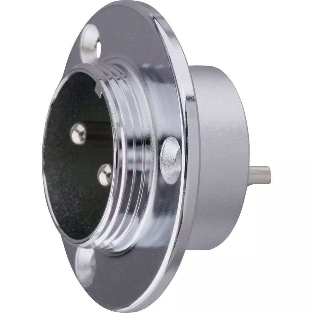 Nanaboshi Metal Connector Panel Mounting Receptacle 250 V Rated Voltage, NCS-252-R