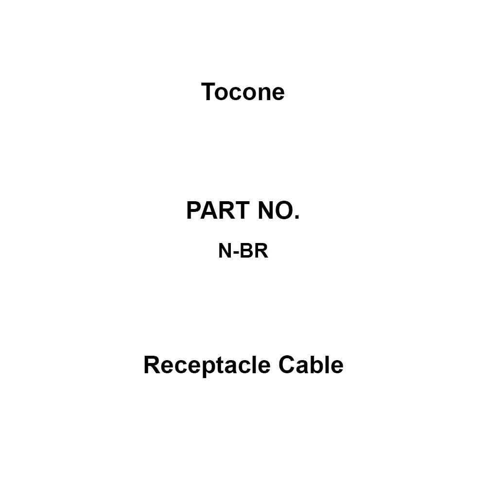 Tocone Receptacle Cable N type Connector Type Receptacle Cutting Shape Correspondence Rohs Directive, N-BR