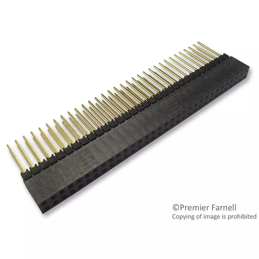 SAMTEC CONN, RCPT, 64POS, 2ROW, 2.54MM, ESQ-132-14-G-D