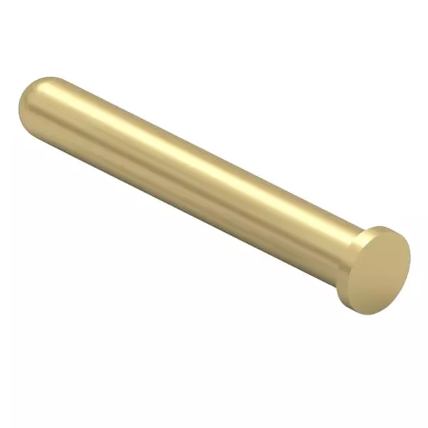 MILL-MAX Pins Brass Alloy 15.5 mm Length 2.03 mm Outside Diameter, 5610-0-00-15-00-00-03-0