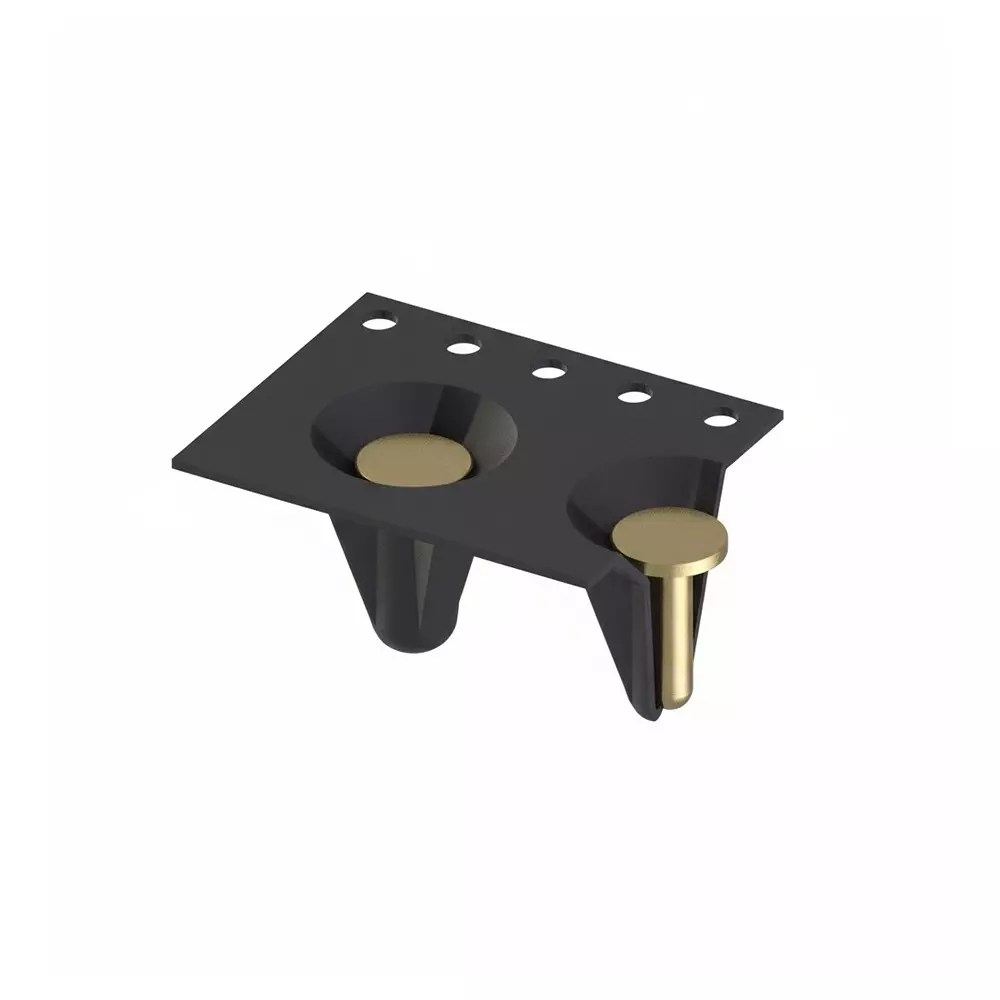 MILL-MAX Pins Brass 8.26 mm Length 1.905 mm Outside Diameter, 8086-0-00-21-00-00-33-0