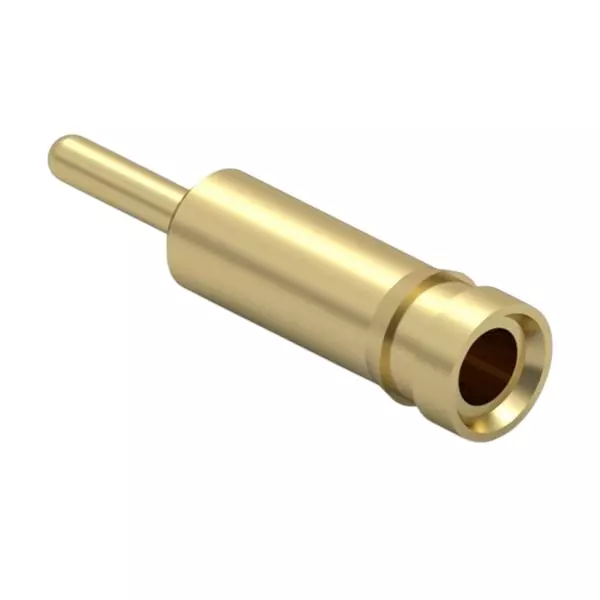 MILL-MAX Receptacles Brass Alloy 9.53 mm Length 2.29 mm Outside Diameter, 0405-0-15-15-36-27-04-0