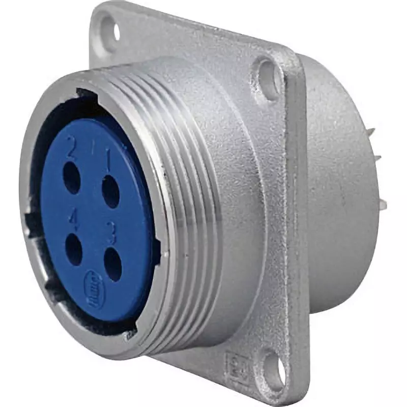 Nanaboshi Metal Connector Panel Mounting Receptacle 24 Female Contact, NJC-244-RF