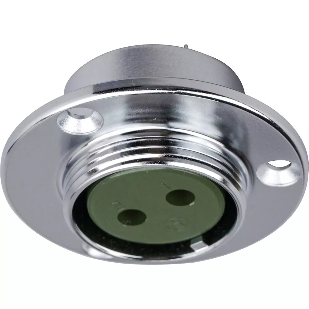 Nanaboshi Metal Connector Panel Mounting Receptacle 250 V Rated Voltage, NCS-252-RF