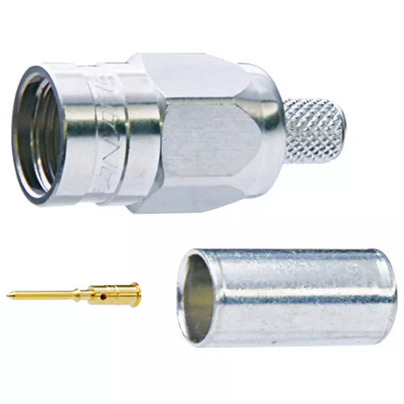 Canare Electric Recessed F-Type Receptacle Neutrik D series Flange, FJ-JRUDB ROHS
