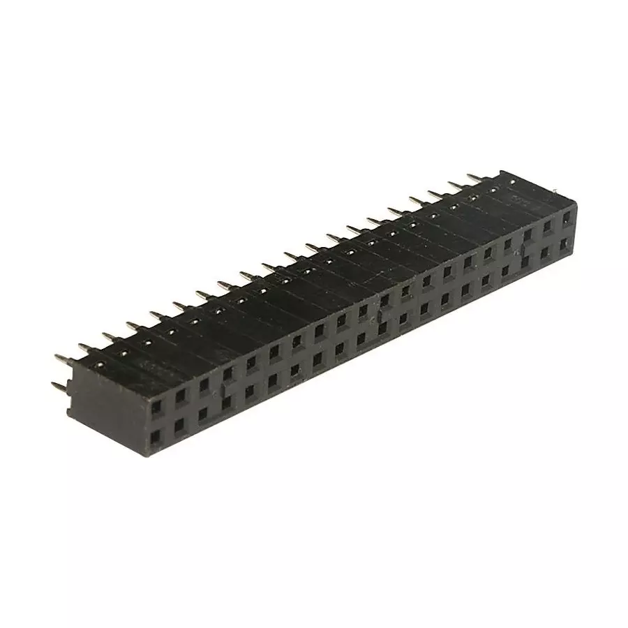 MOLEX PCB Receptacle 40 Contacts 2 Rows Phosphor Bronze, 90151-2140