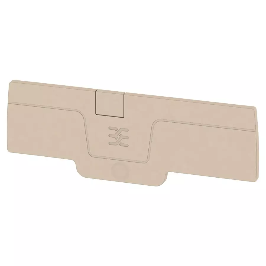 Weidmuller END PLATE, BEIGE, TERMINAL BLOCK, 1989970000