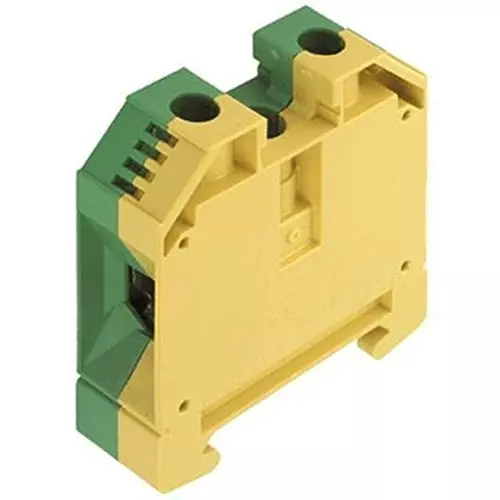 Weidmuller TERMINAL BLOCK, DIN, EARTH, 2POS, 12-2AW, 1010500000.