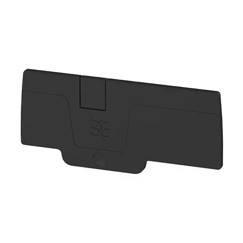 Weidmuller END PLATE, WEMID, BLACK, 2486640000