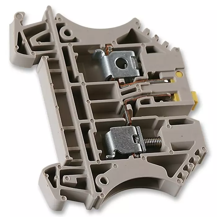 Weidmuller TERMINAL BLOCK, DIN RAIL, 2POS, 10AWG, WTR 4 WITH SOCKET SCREWS