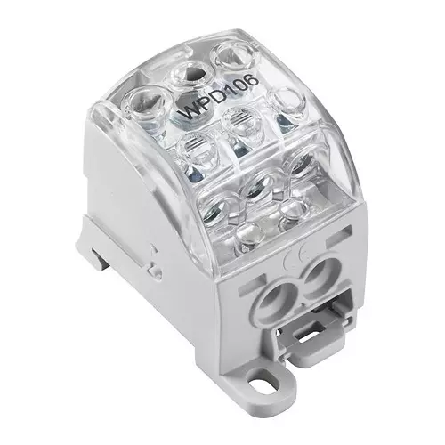 Weidmuller TB, POWER DISTRIBUTION, 1P, SCREW, 1562210000