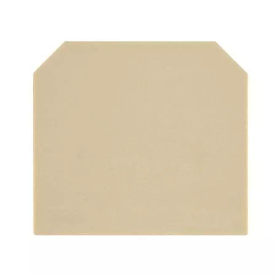 Weidmuller END PLATE, POLYAMIDE 66, BEIGE, 1615280000