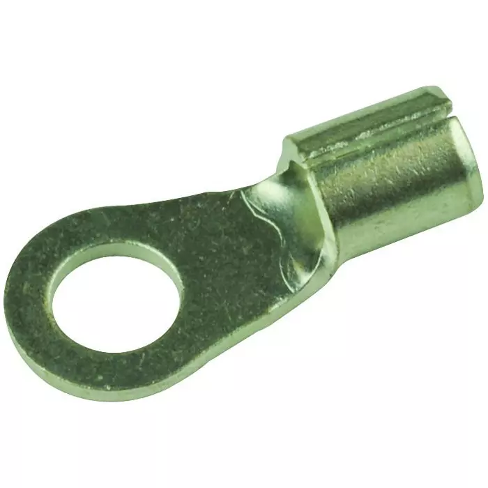 MULTICOMP PRO Ring Crimp Terminals TERMINAL, RING TONGUE, #6, CRIMP, MC29527 (Pack of 100)