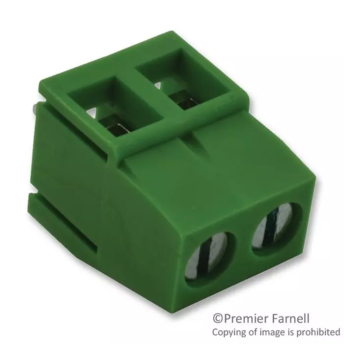 MULTICOMP PRO Wire-To-Board Terminal Blocks TERMINAL BLOCK EUROSTYLE, 2 POSITION, 26-12AWG, MB312-508M02 (Pack of 5)