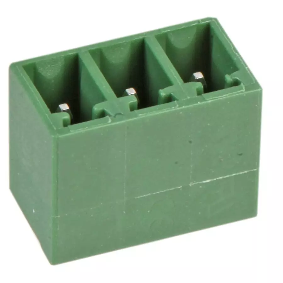 MULTICOMP PRO Pluggable Terminal Block Headers & Sockets TERMINAL BLOCK, HEADER, 3POS, TH, MC000121 (Pack of 5)