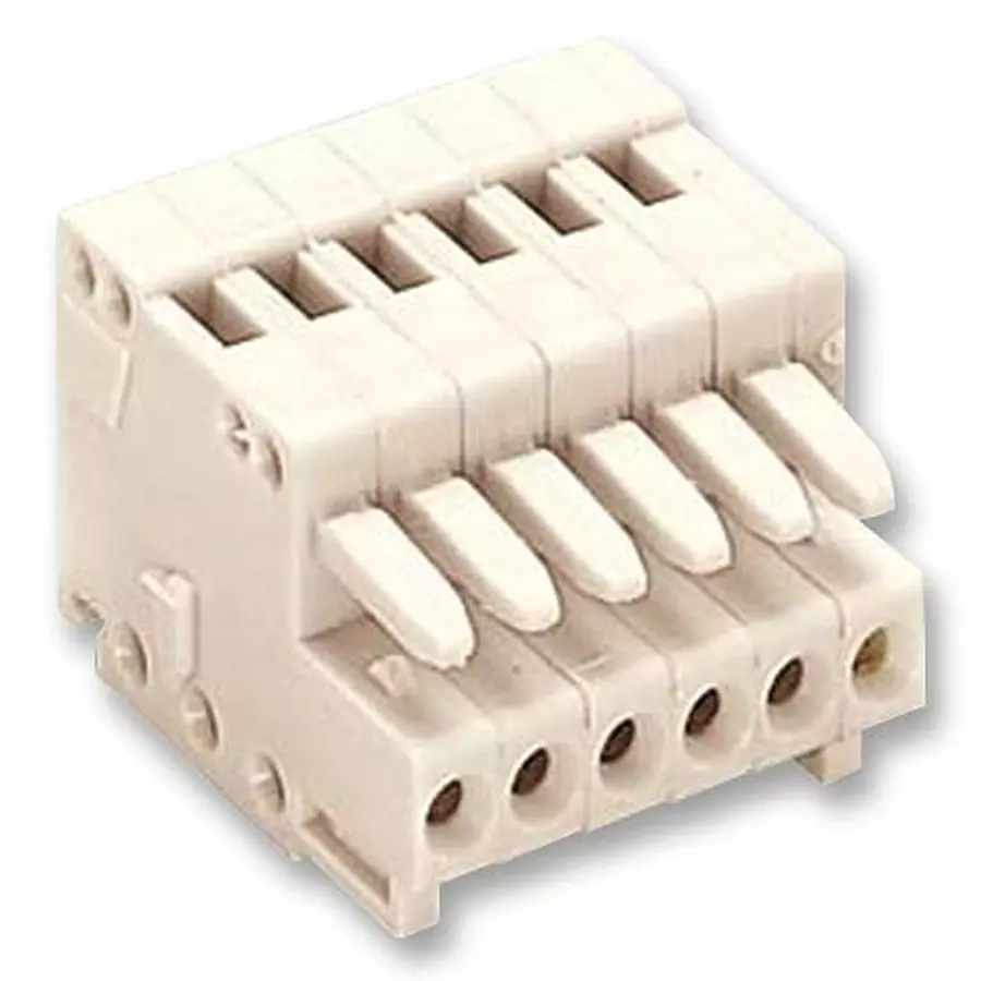 Wago TERMINAL BLOCK, PLUGGABLE, 4POS, 20AWG, 733-104.