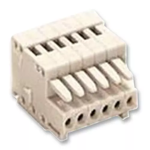 Wago TERMINAL BLOCK PLUGGABLE, 5 POSITION, 28-20AWG, 733-105.