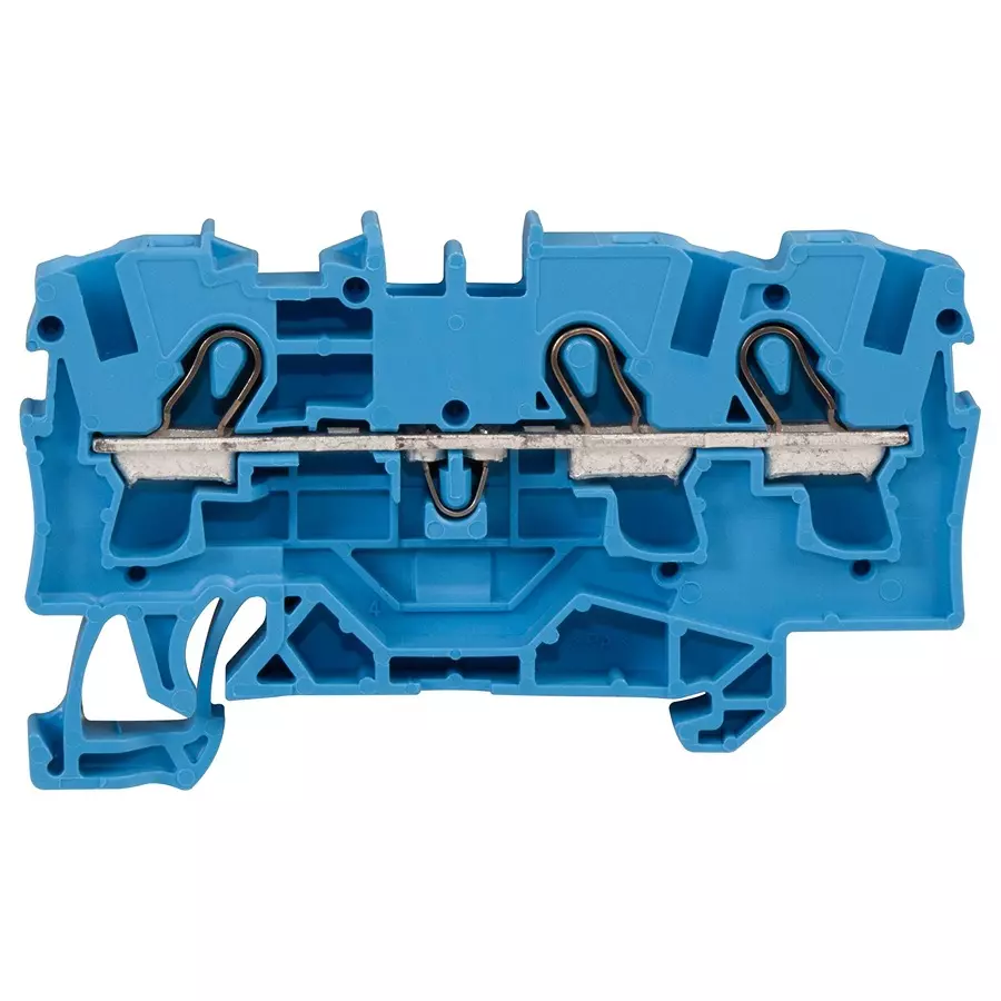 Wago TERMINAL BLOCK, DIN RAIL, 3POS, 6AWG, 2004-1304