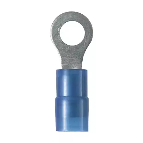 PANDUIT Ring Crimp Terminals TERMINAL, RING TONGUE, M6, 14AWG, BLUE, PN14-14R-M (Pack of 2)