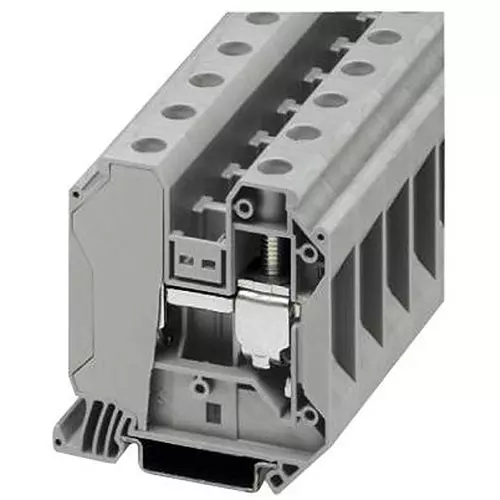 Phoenix Contact DIN Rail Terminal Blocks TERMINAL BLOCK, DIN RAIL, 2POS, 8AWG, 3044225