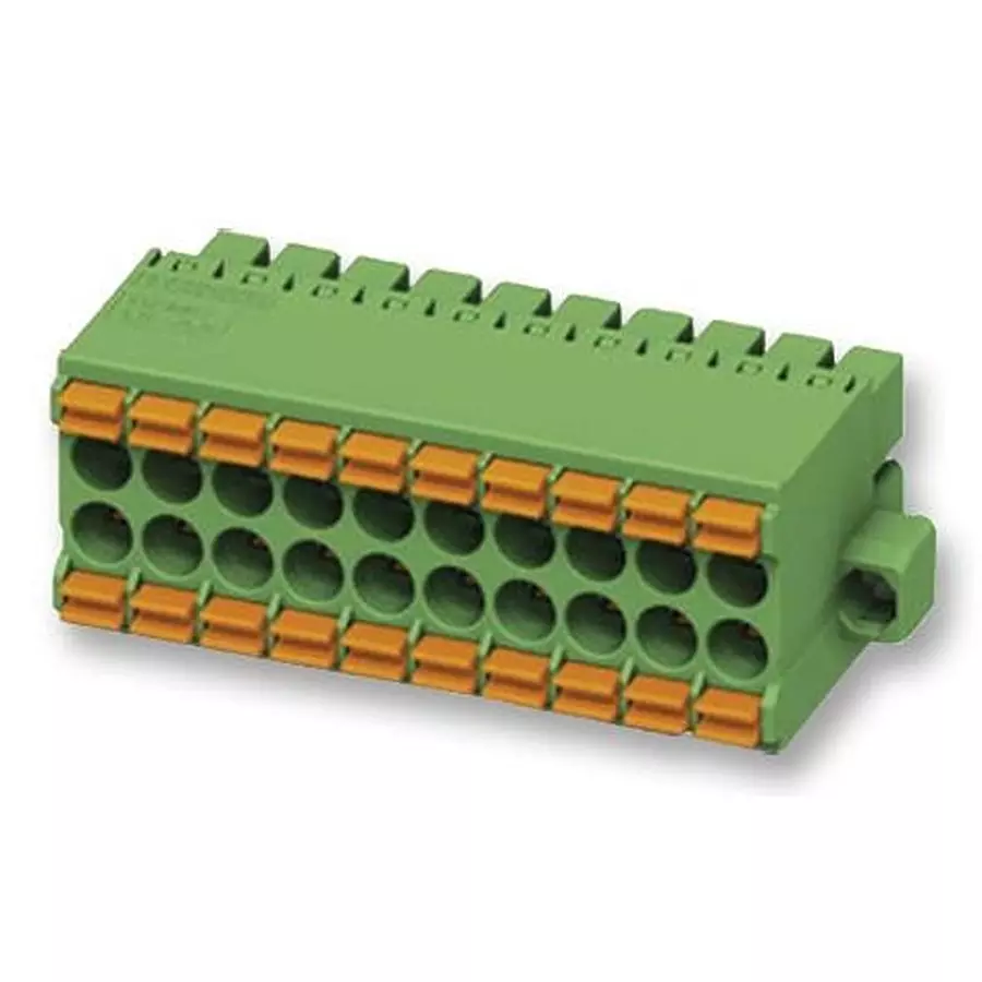 Phoenix Contact Pluggable Terminal Blocks TERMINAL BLOCK, PLUGGABLE, 3POS, 16AWG, 1790302