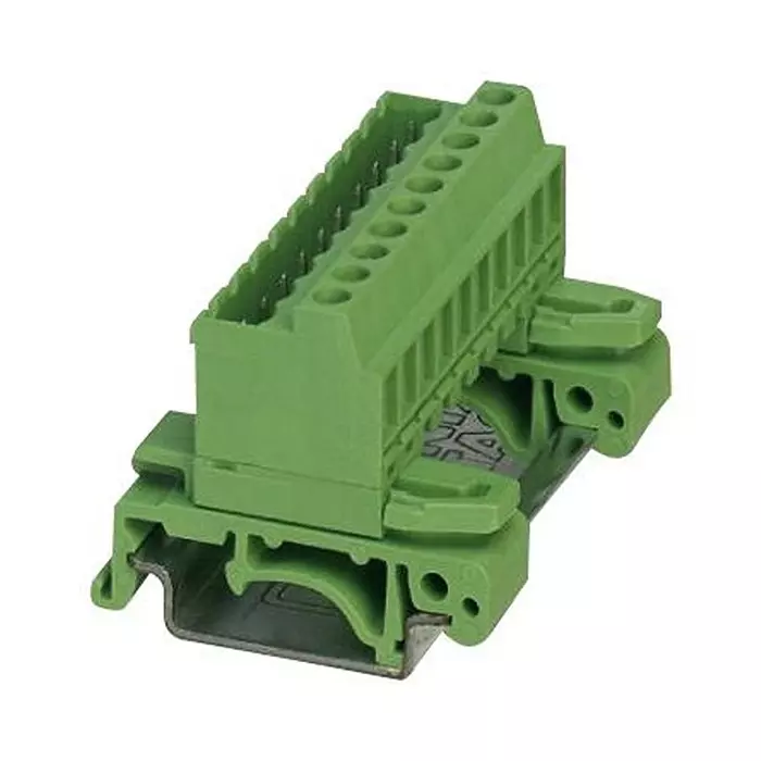 Phoenix Contact DIN Rail Terminal Blocks TERMINAL BLOCK, DIN RAIL, 2POS, 12AWG, 1788114