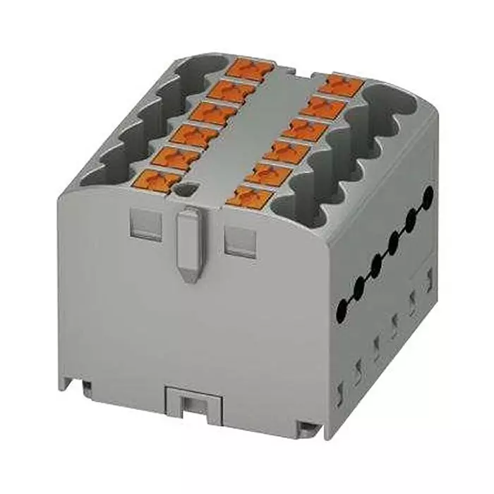 Phoenix Contact Power Distribution Blocks TB, POWER DISTRIBUTION, 12POLE, 12 AWG, 3273286