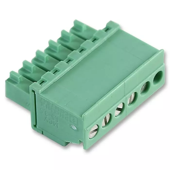 Phoenix Contact Pluggable Terminal Blocks TERMINAL BLOCK, PLUGGABLE, 6POS, 16AWG, 1862894