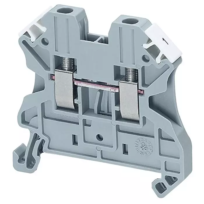 Phoenix Contact DIN Rail Terminal Blocks TERMINAL BLOCK, DIN RAIL, 2POS, 12AWG, 3044102