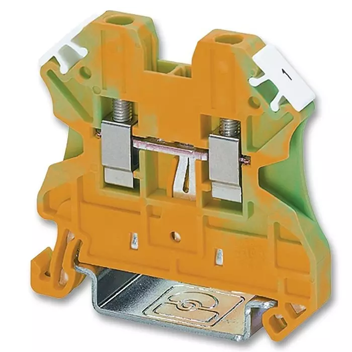 Phoenix Contact DIN Rail Terminal Blocks TERMINAL BLOCK, DIN RAIL, 2POS, 12AWG, 3044128