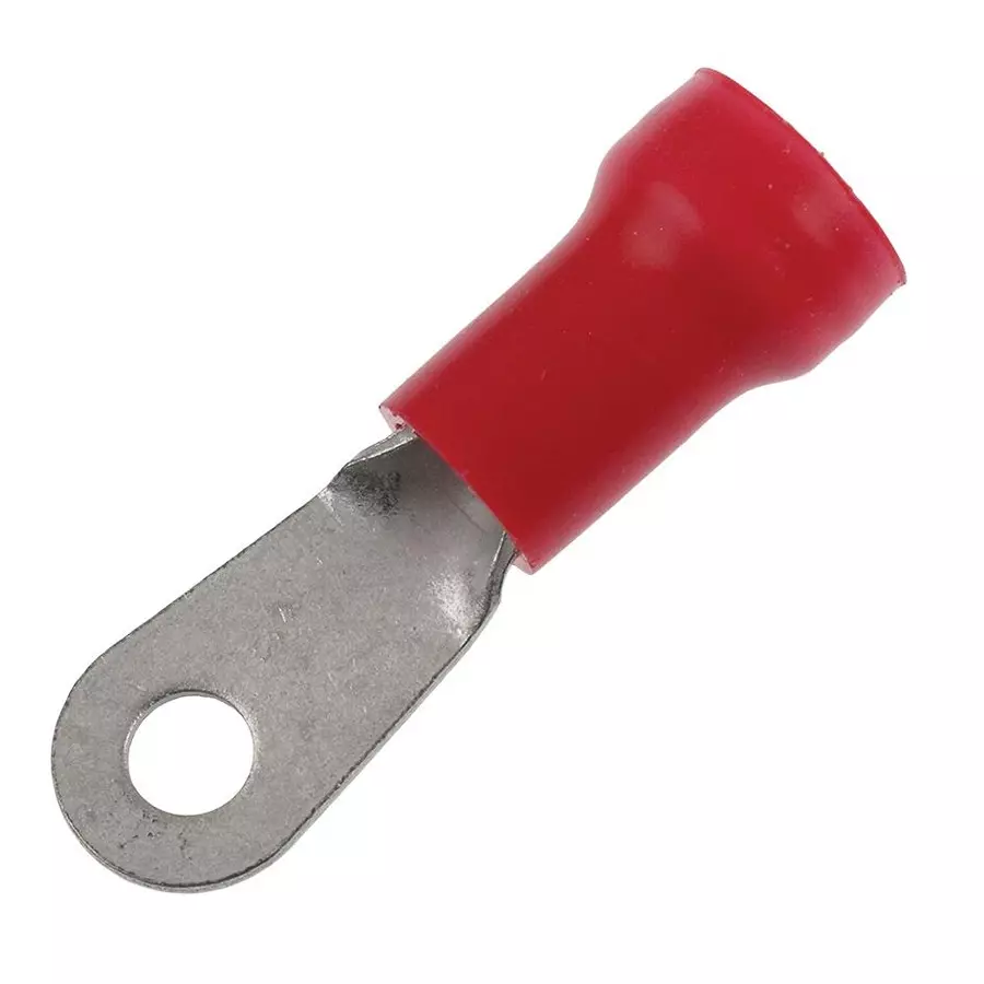 AMP - TE CONNECTIVITY TERMINAL, RING TONGUE, #10, 8AWG, RED, 52263