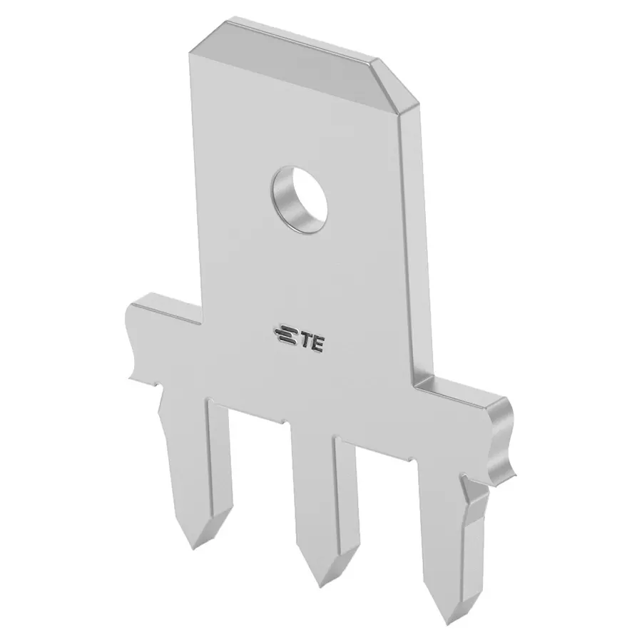 AMP - TE CONNECTIVITY PCB TERMINAL, 6.35MM X 0.81MM, BRASS, 2376579-2