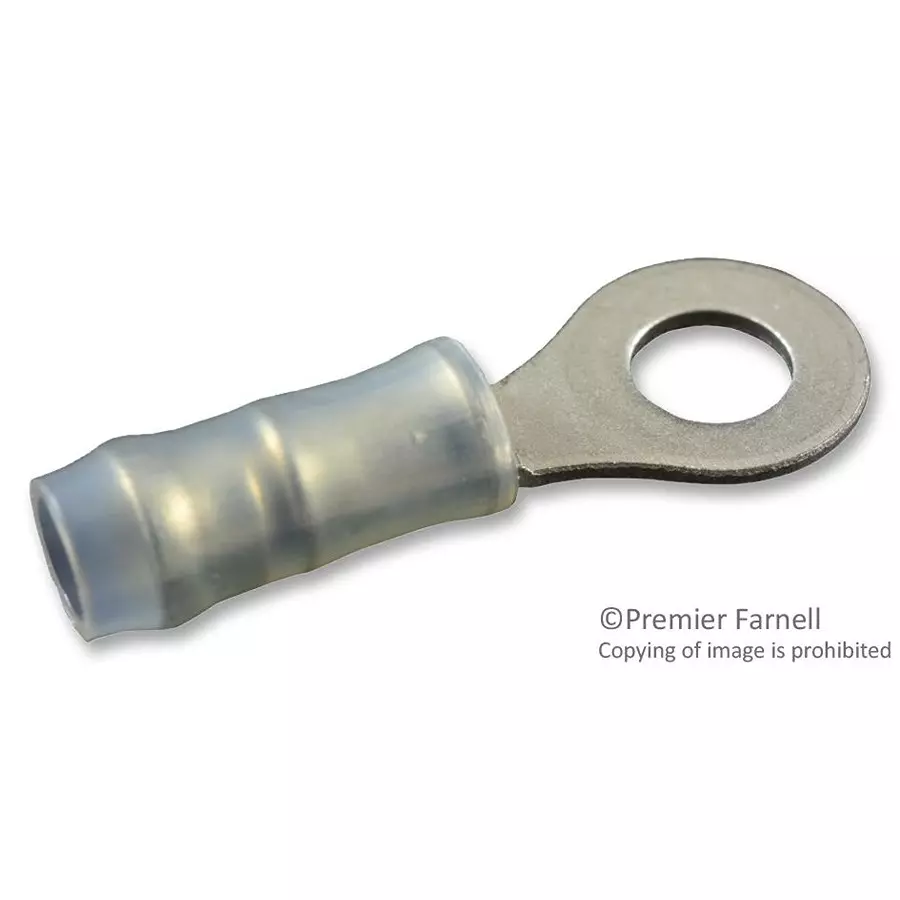 AMP - TE CONNECTIVITY TERMINAL, RING TONGUE, #6, CRIMP NATURAL, 323986.