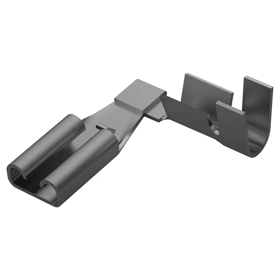 AMP - TE CONNECTIVITY FEMALE FLAG DISCONNECT, 2.8MM, 22-18AWG, 62336-1