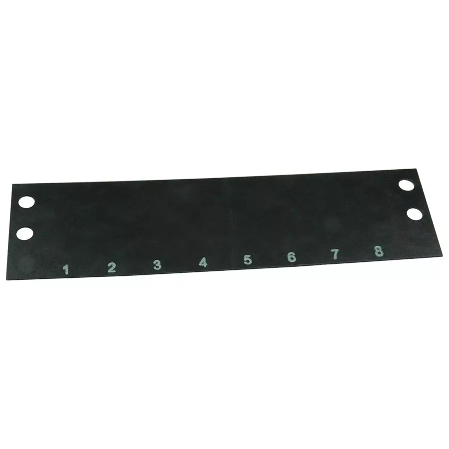 CINCH CONNECTIVITY SOLUTIONS TERMINAL BLOCK MARKER, 1 TO 8, 14.3MM, MS-8-142
