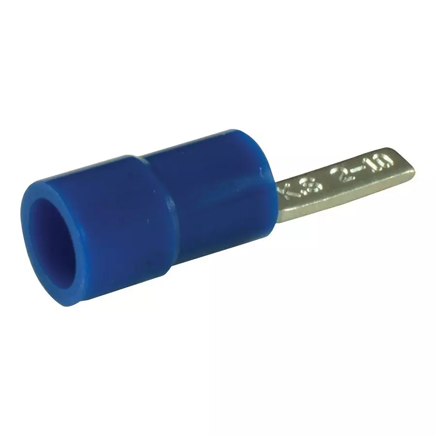 ABB - THOMAS & BETTS TERMINAL, BLADE, CRIMP, BLUE, 16-14AWG, TV14-10BL-XV