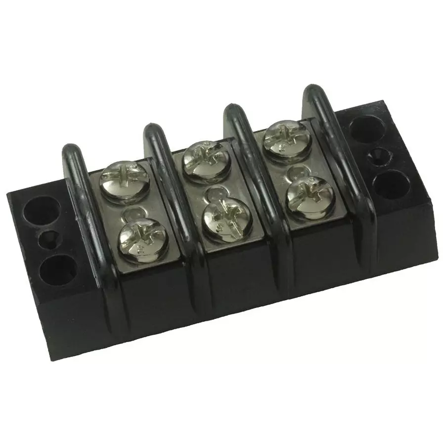 MARATHON SPECIAL PRODUCTS TERMINAL BLOCK, BARRIER, 3 POSITION, 22-10AWG, 672GP 03