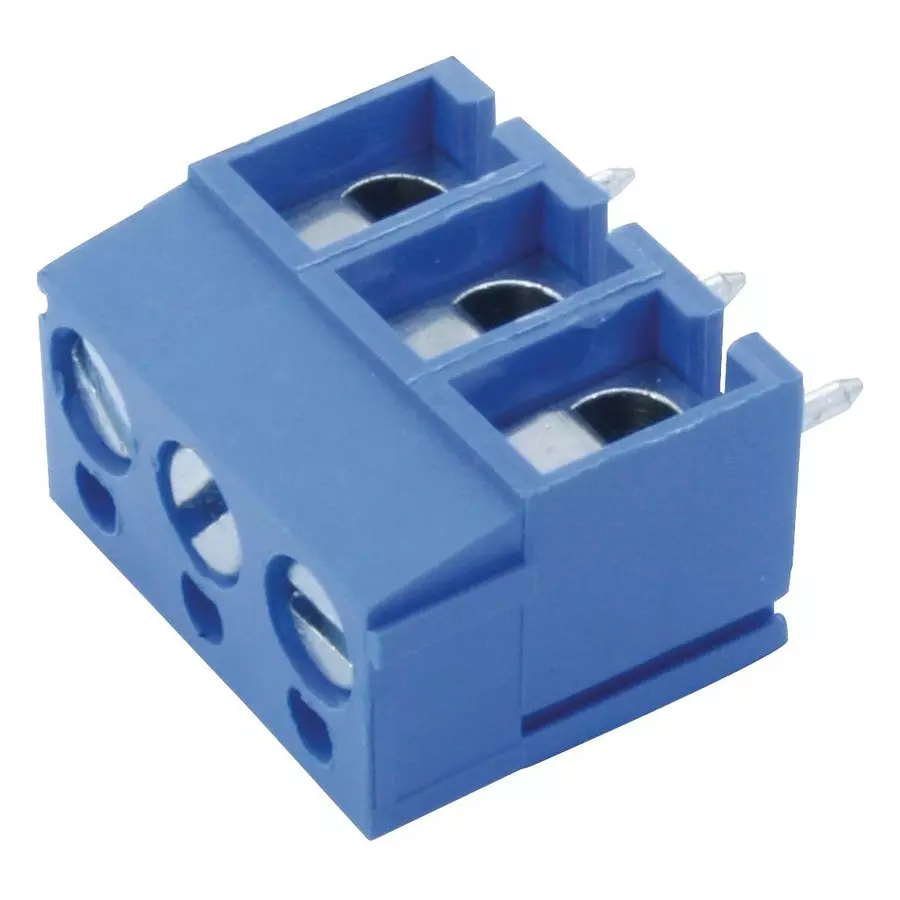 AMPHENOL ANYTEK TERMINAL BLOCK, WTB, 3POS, 22-14AWG, TH, TC0323620000G