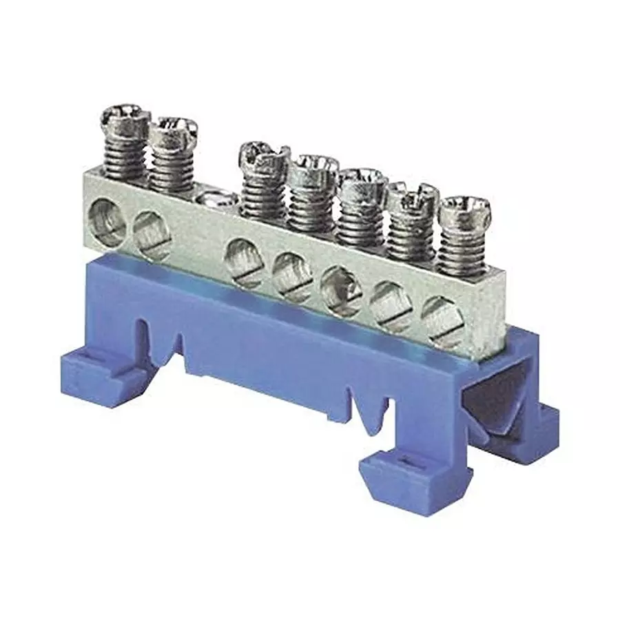 ENTRELEC - TE CONNECTIVITY DISTRIBUTION BAR, 7POS, 22MM, BLUE, 1SNA356100R1500