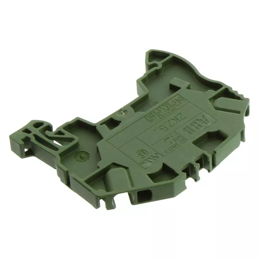 ENTRELEC - TE CONNECTIVITY TERMINAL BLOCK, DINRAIL, 2POS, 12AWG, 1SNK705061R0000.