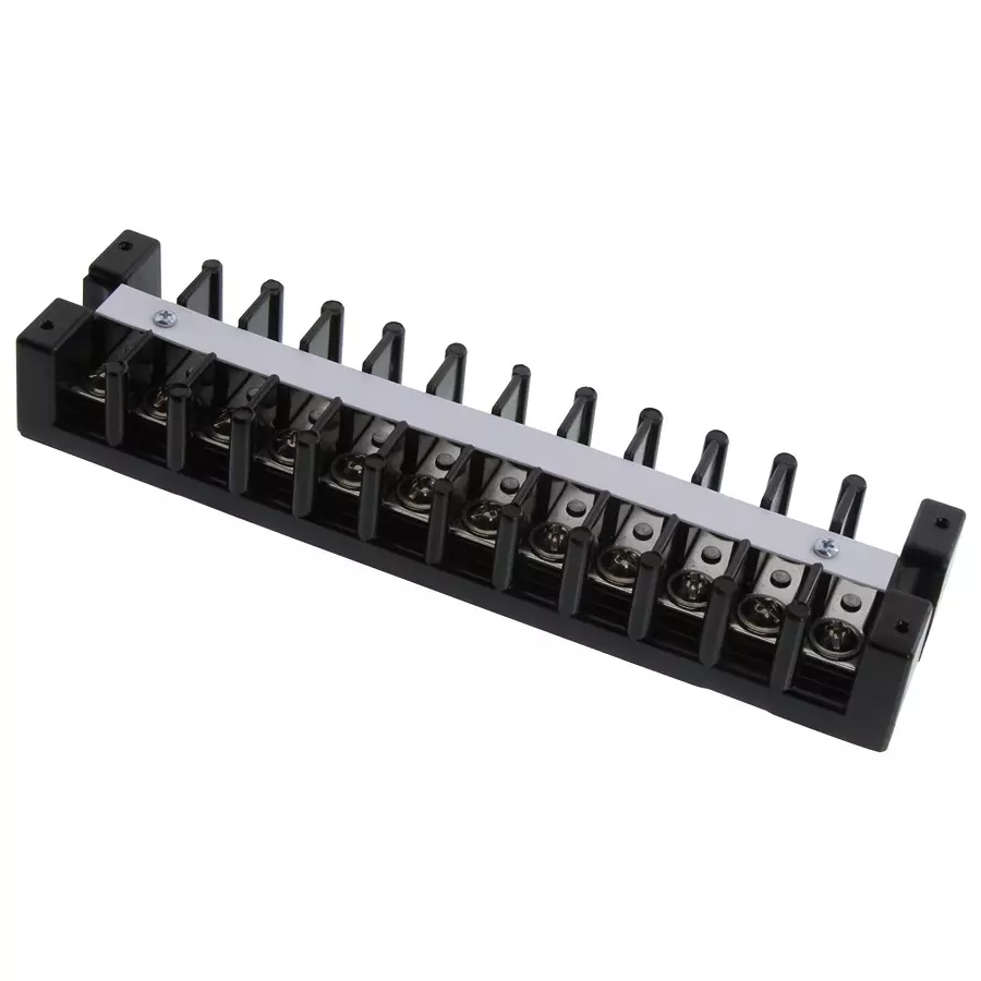 MARATHON SPECIAL PRODUCTS TERMINAL BLOCK, BARRIER, 12 POSITION, 16-10AWG, 1512STD