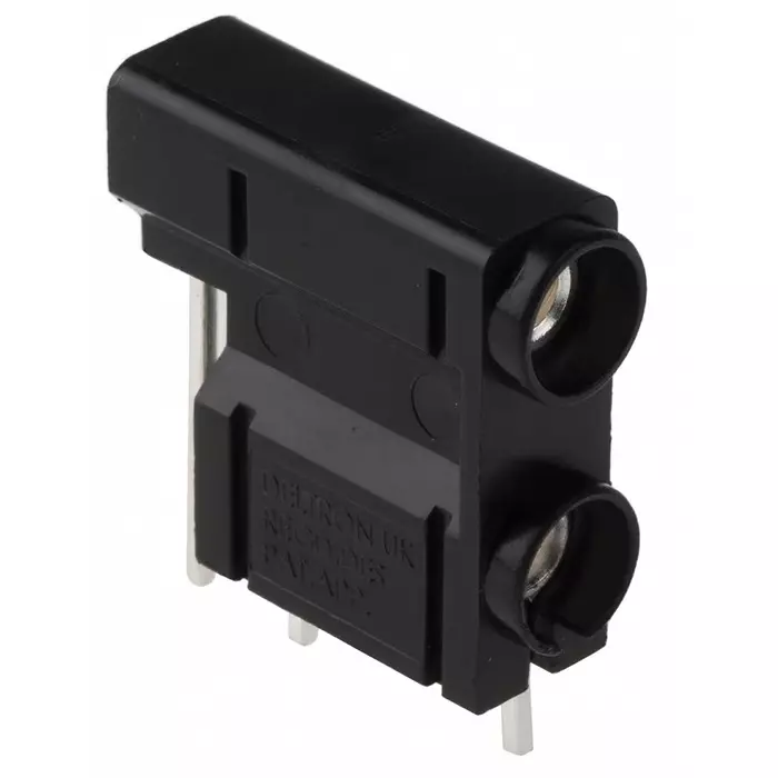 RS Pro Black Female Test Socket 4 mm Connector 10 Amp 50 V Silver Plating (Pack of 5)