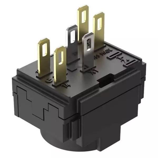 EAO Contact Block Panel Mount Plug-In, 61-8450.22