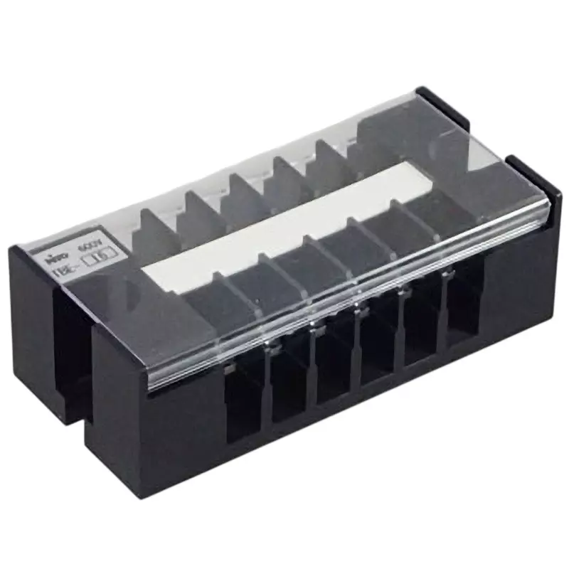 NITTO KOGYO Economical TBE Fixed Terminal Block 6-Pole, TBE-16